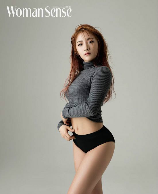 
심으뜸, 시선을 사로잡는 애플힙
