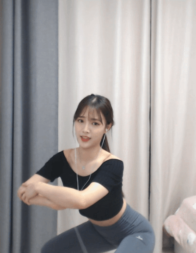 
레깅스 입고 운동하는 bj
