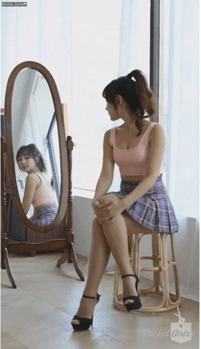 
포켓걸스 지은 민소매 테니스 치마
