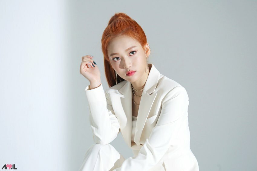 
에이프릴 Da Capo 자켓 촬영현장
