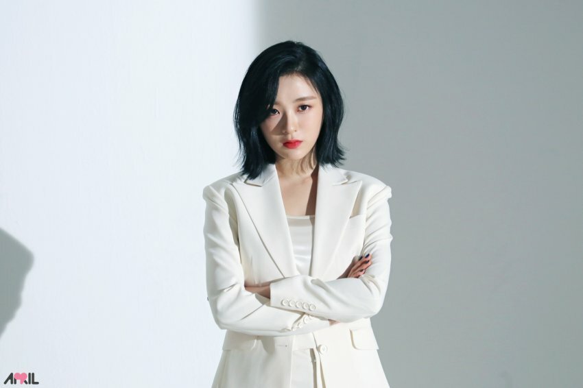 
에이프릴 Da Capo 자켓 촬영현장
