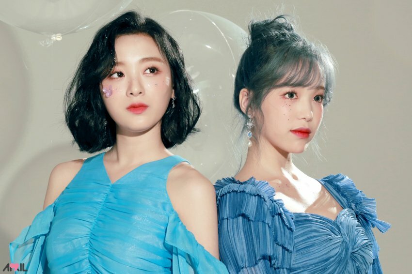 
에이프릴 Da Capo 자켓 촬영현장
