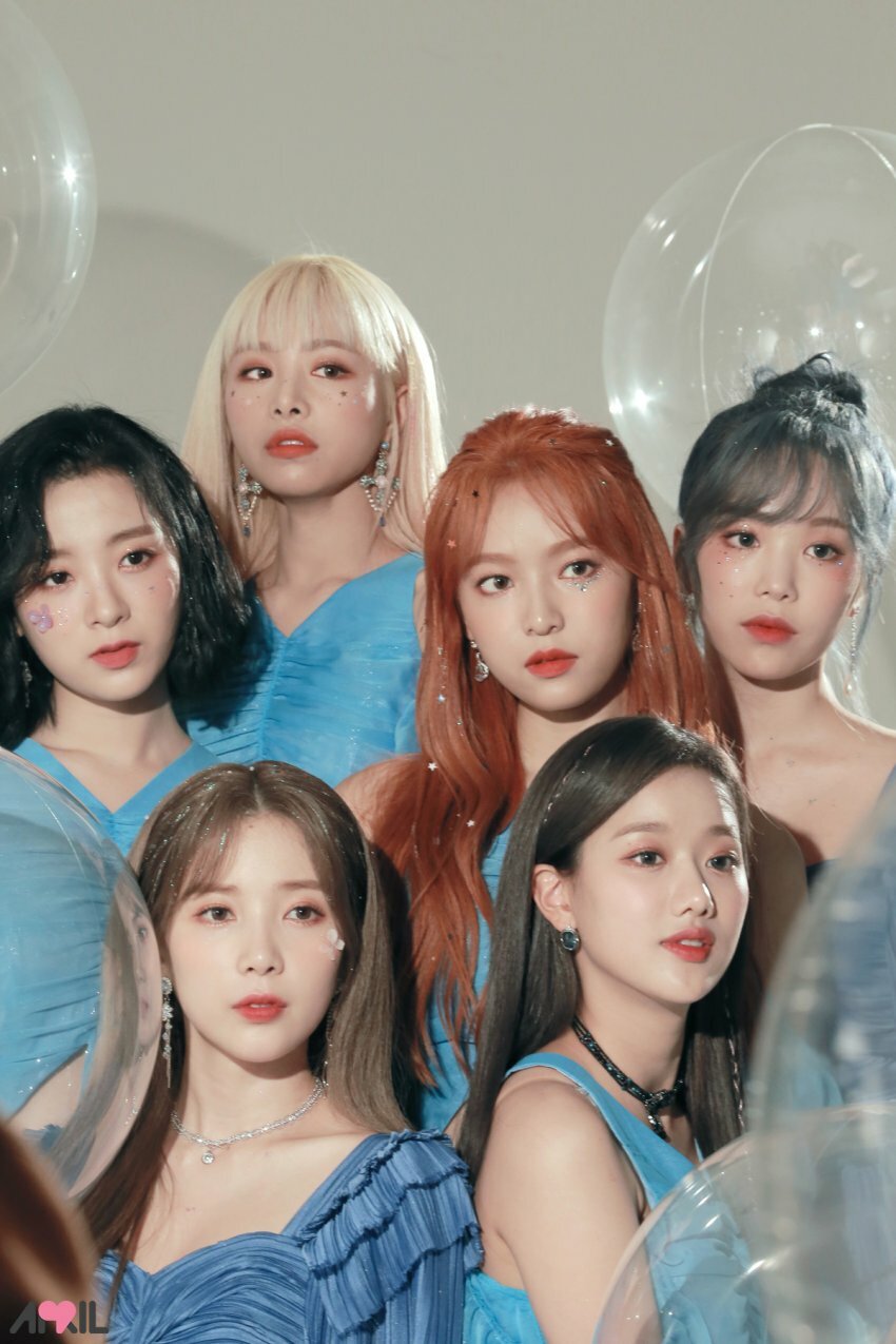 
에이프릴 Da Capo 자켓 촬영현장
