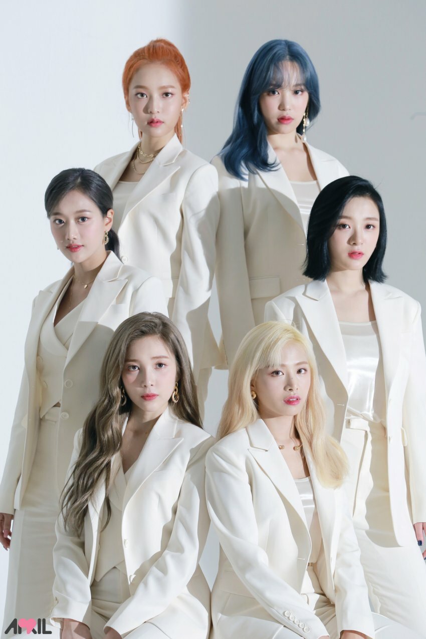 
에이프릴 Da Capo 자켓 촬영현장
