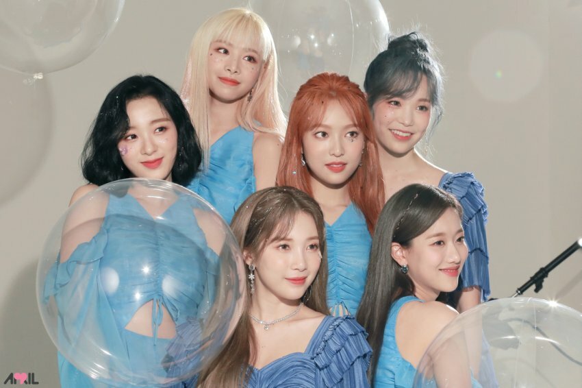 
에이프릴 Da Capo 자켓 촬영현장
