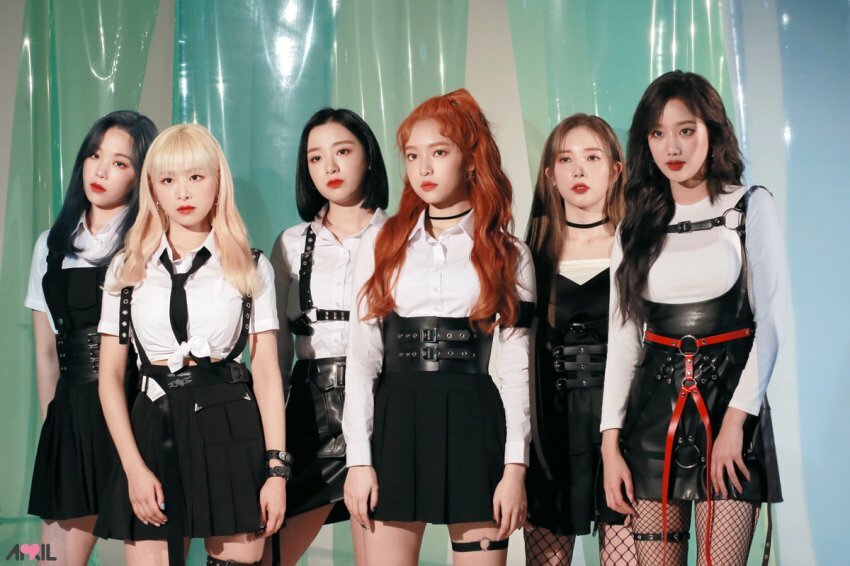 
에이프릴 Da Capo 자켓 촬영현장
