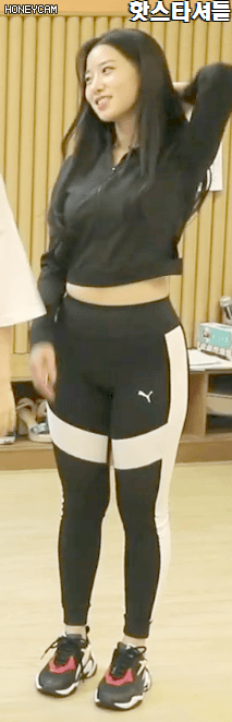 
조현 퓨마 레깅스 gif.
