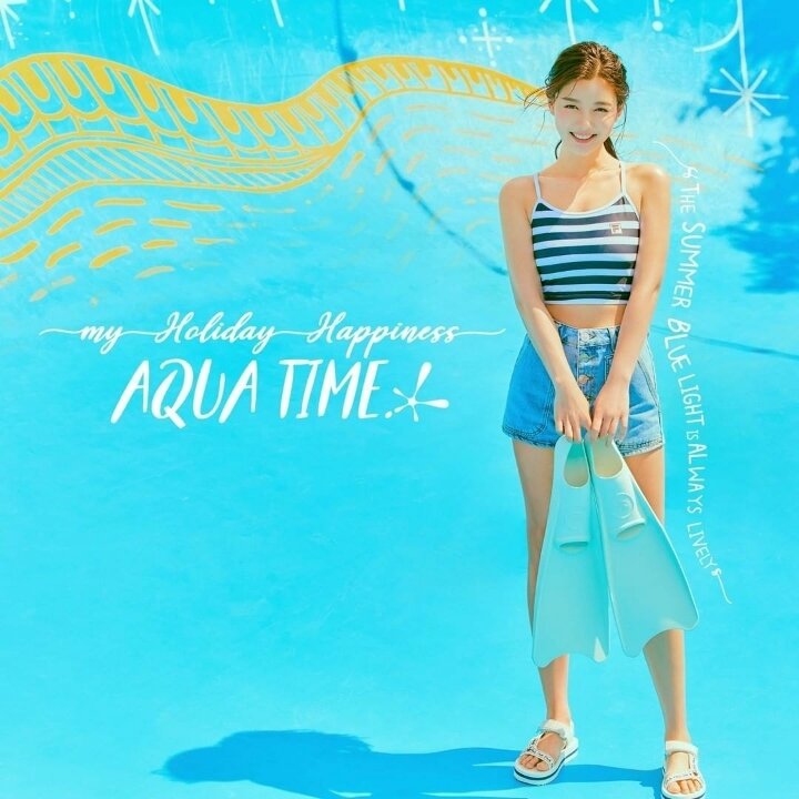 
김유정 휠라 여름 화보
