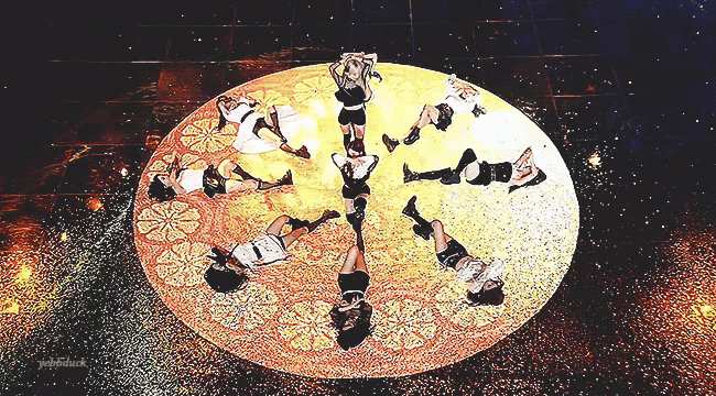 독보적인 엔딩 안무 우주소녀.gif