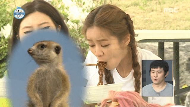 
짜장면 먹는 걸스데이 혜리
