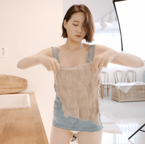 
행주와 멜빵
