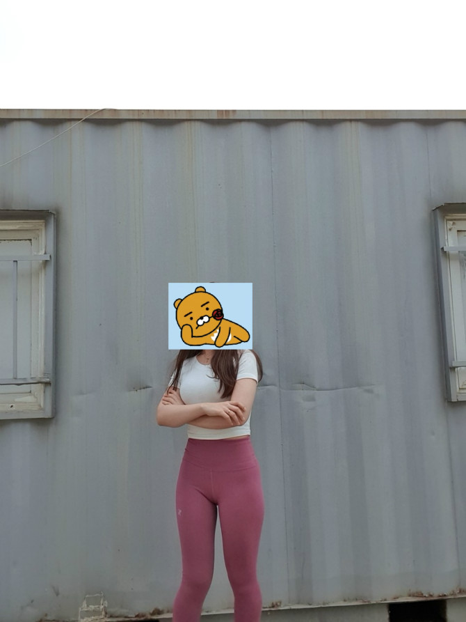 
노빤쮸 핑크레깅스녀 앞태,뒷태,옆태
