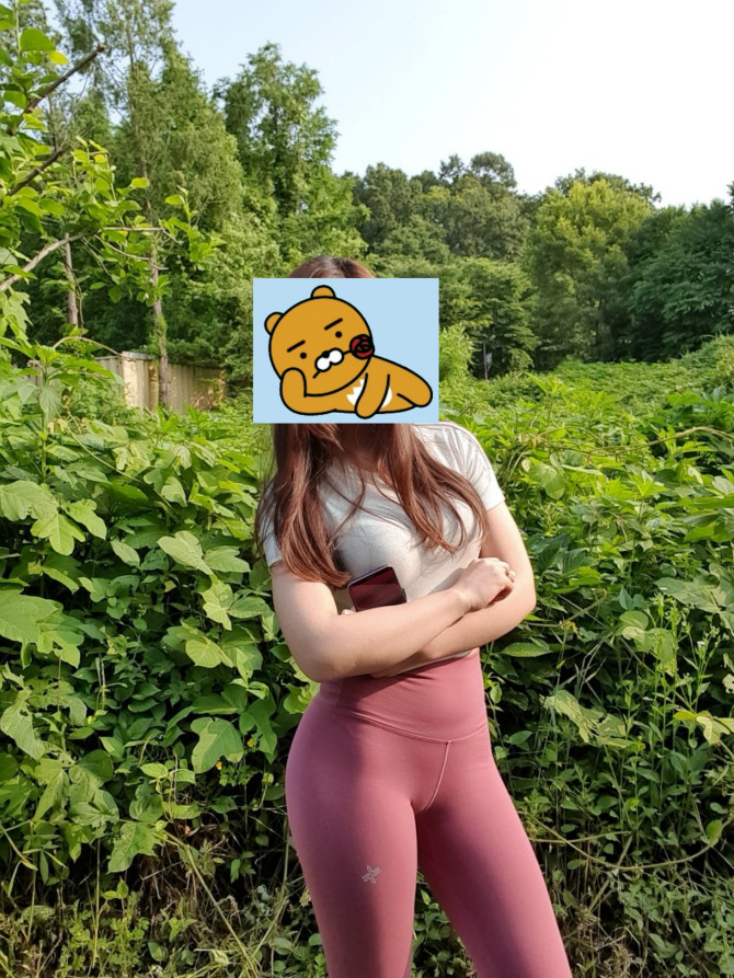 
노빤쮸 핑크레깅스녀 앞태,뒷태,옆태

