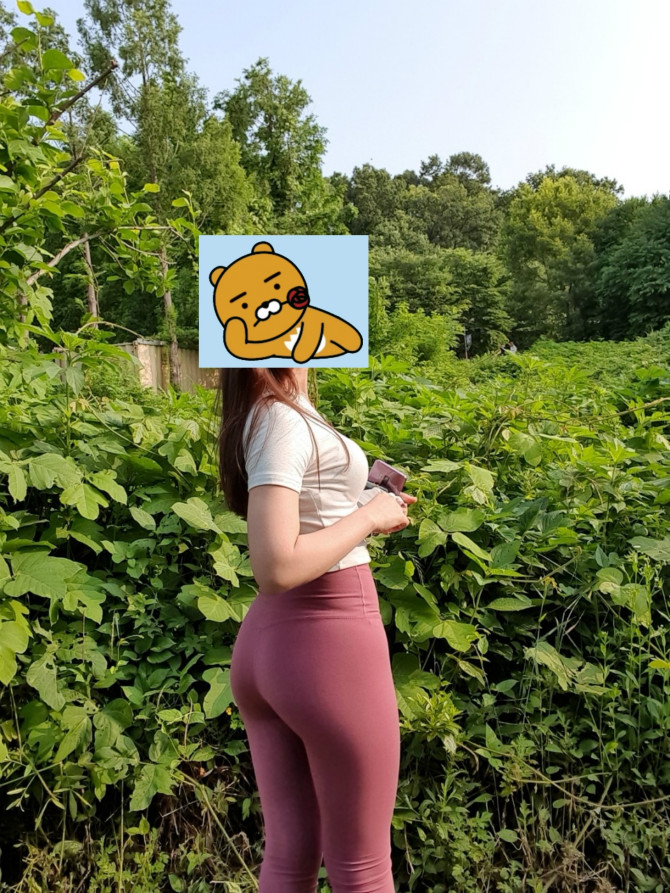
노빤쮸 핑크레깅스녀 앞태,뒷태,옆태
