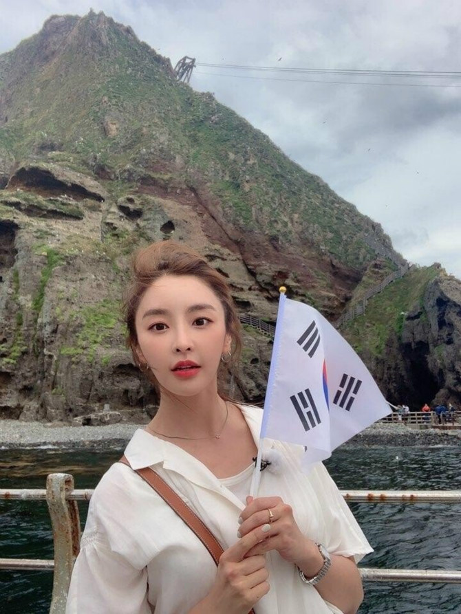 
독도에 간 정유미
