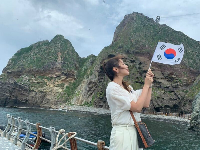 
독도에 간 정유미
