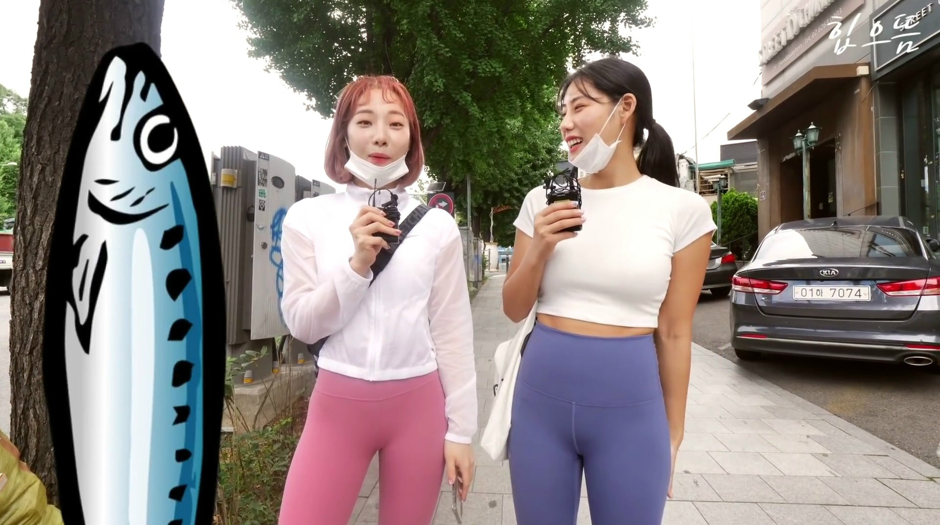 
레깅스 입고 등산하기
