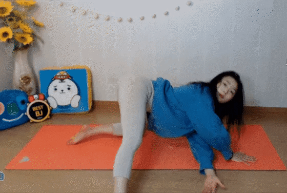
아침 운동을 시작
