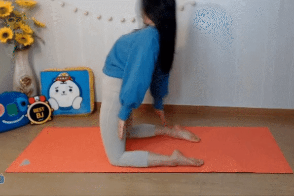 
아침 운동을 시작
