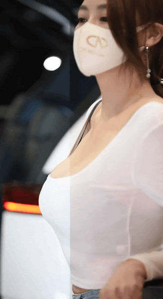 
레이싱걸 흰티
