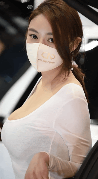 
레이싱걸 흰티
