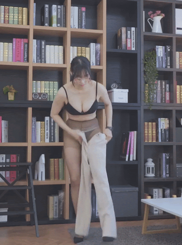 출근준비하는 눈나