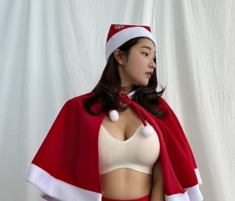 오또맘 산타걸 코스프레