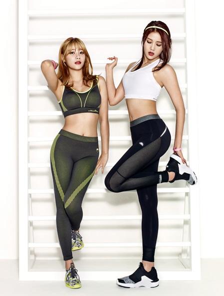 
민아 와 유나
