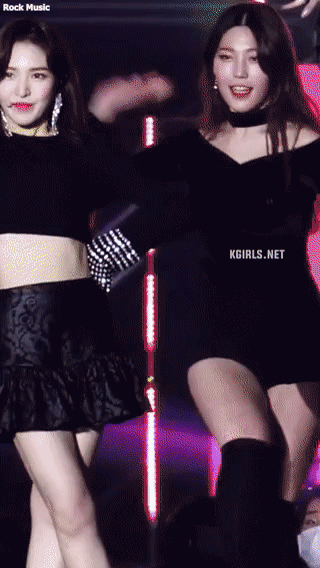 레드벨벳 백댄서녀.gif