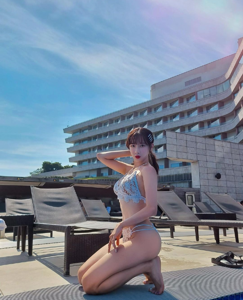 오늘의 다리 (김한나 치어리더)