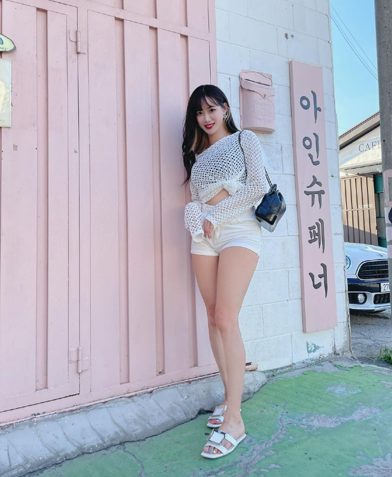 오늘의 다리 (김한나 치어리더)
