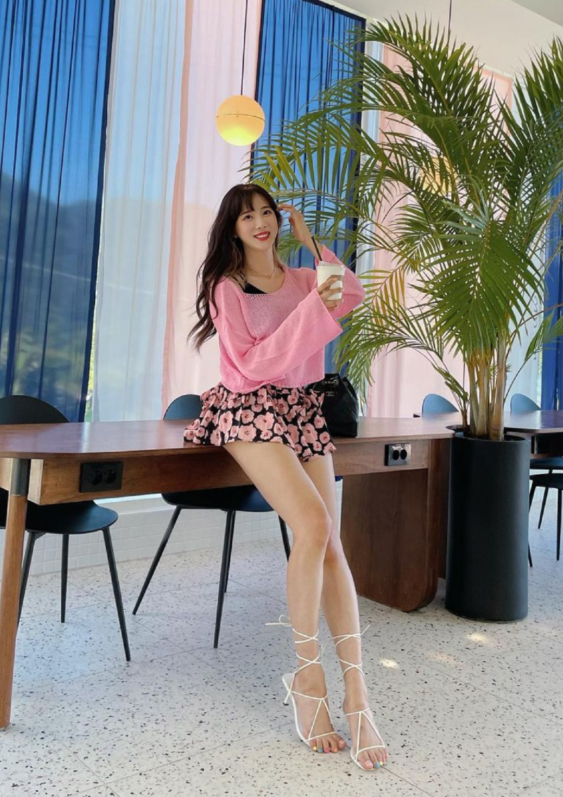 오늘의 다리 (김한나 치어리더)