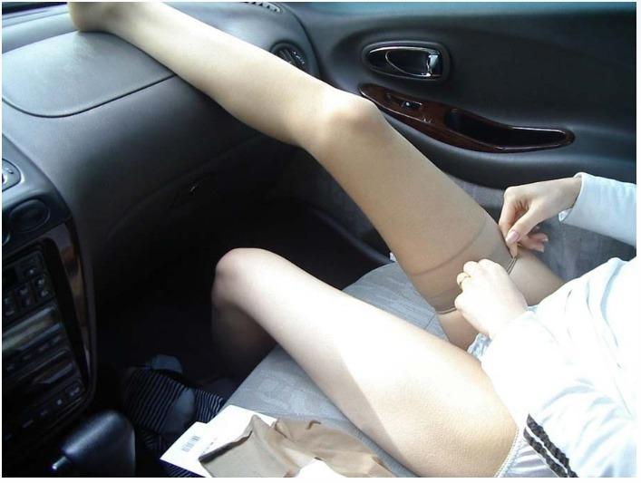 조수석 각선미