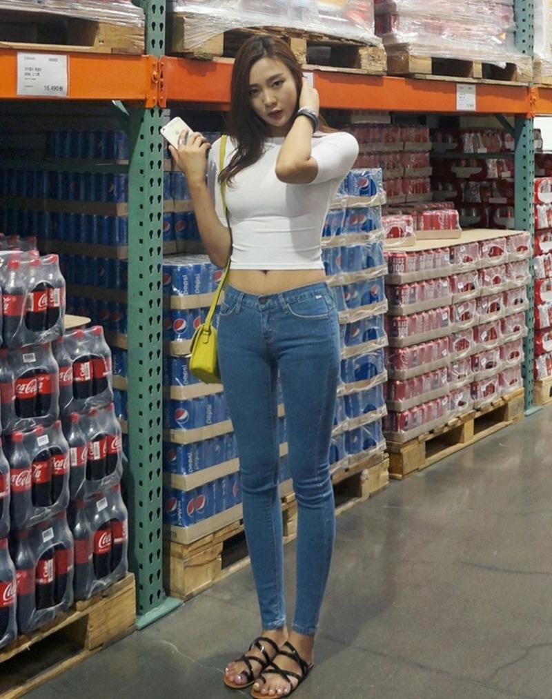 
스키니진 각선미
