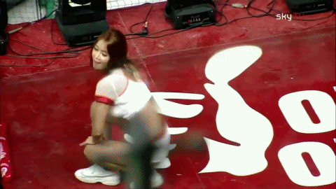 
한국 치어리더에 무한감동한 백형
