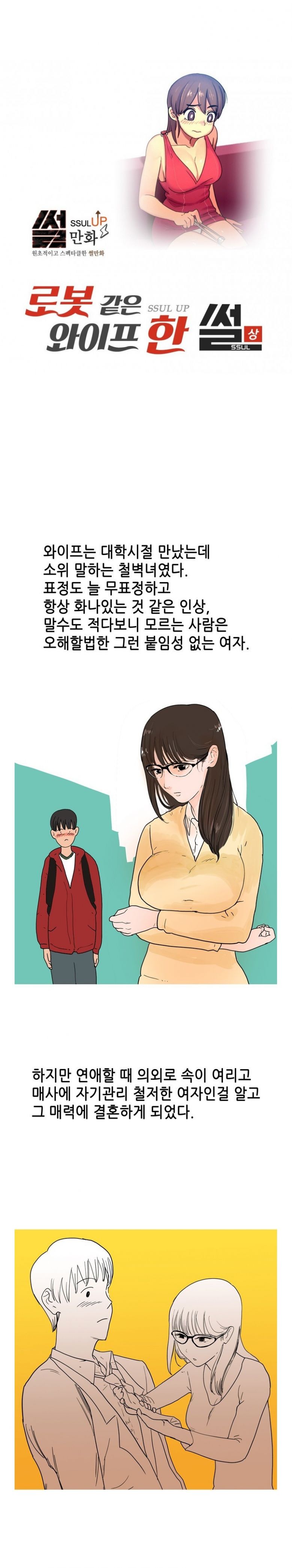 
로봇 같은 와이프랑 한 썰
