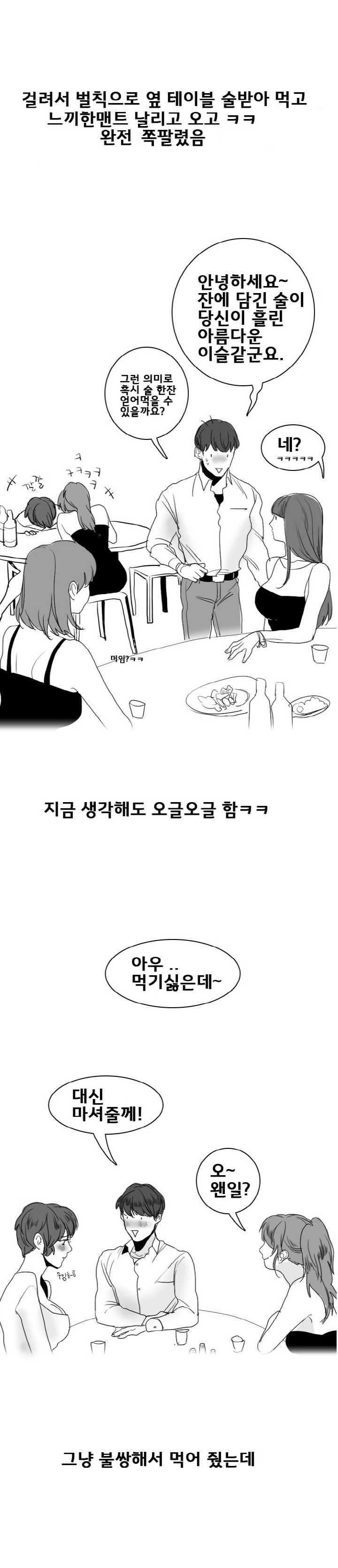 
대학 여자동기 둘과 쓰리썸 한 썰

