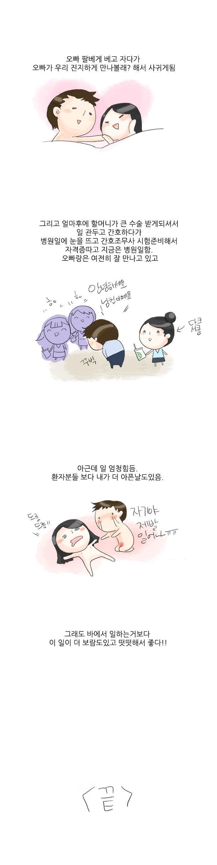 
토킹바 알바할때 남자 손님과 한 썰
