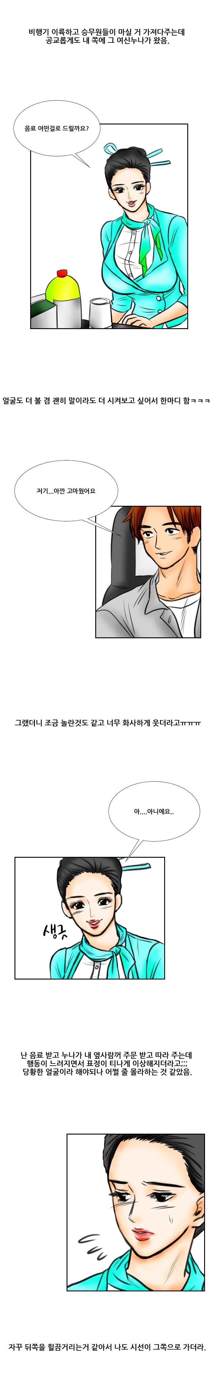 
승무원 누나랑 한 썰
