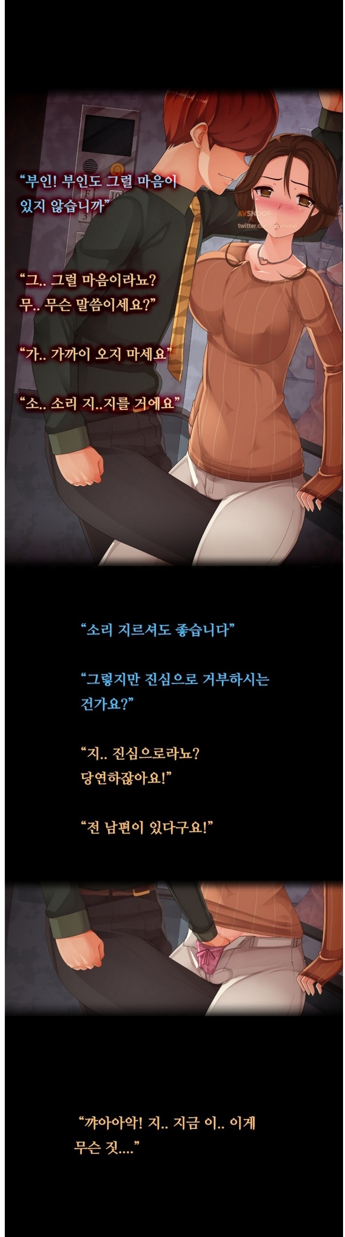 
이웃집 부인과 엘리베이터에서 한 썰
