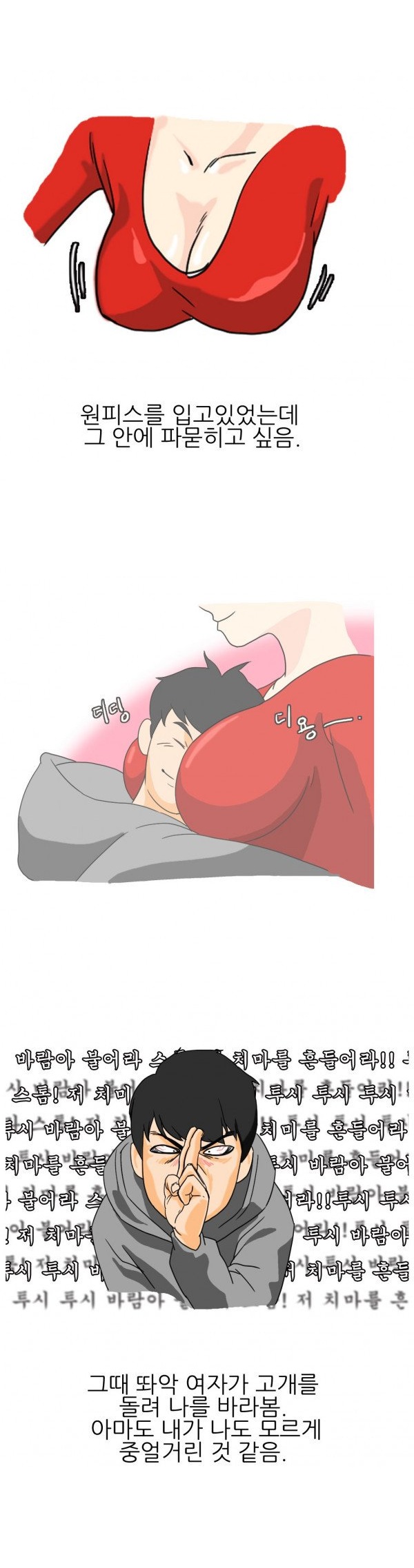 
노팬티 보려고 30분동안 뛰어다닌 썰
