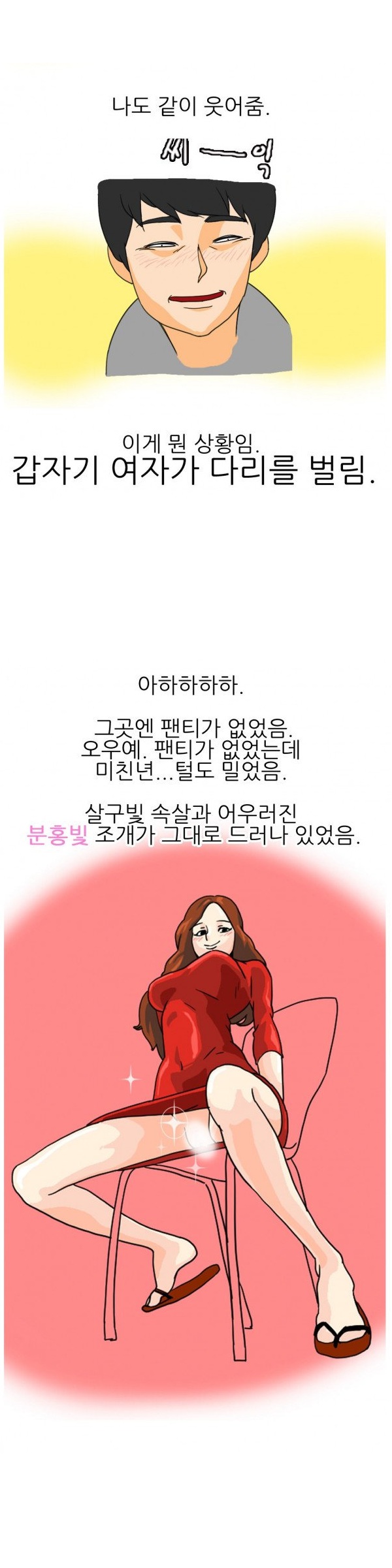 
노팬티 보려고 30분동안 뛰어다닌 썰
