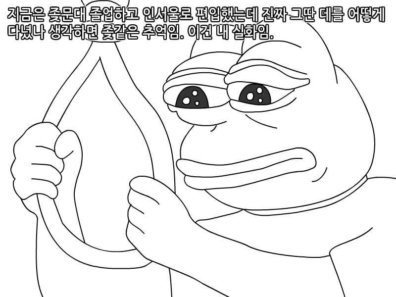 
지잡 전문대 다닌 썰만화
