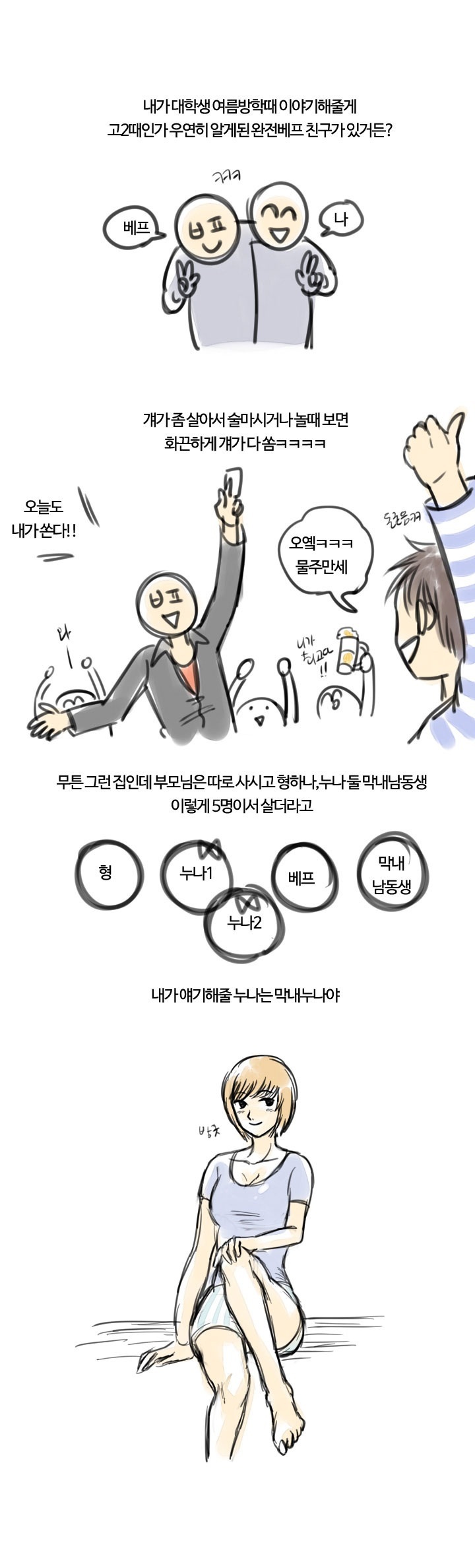 
친구 누나랑 한 썰
