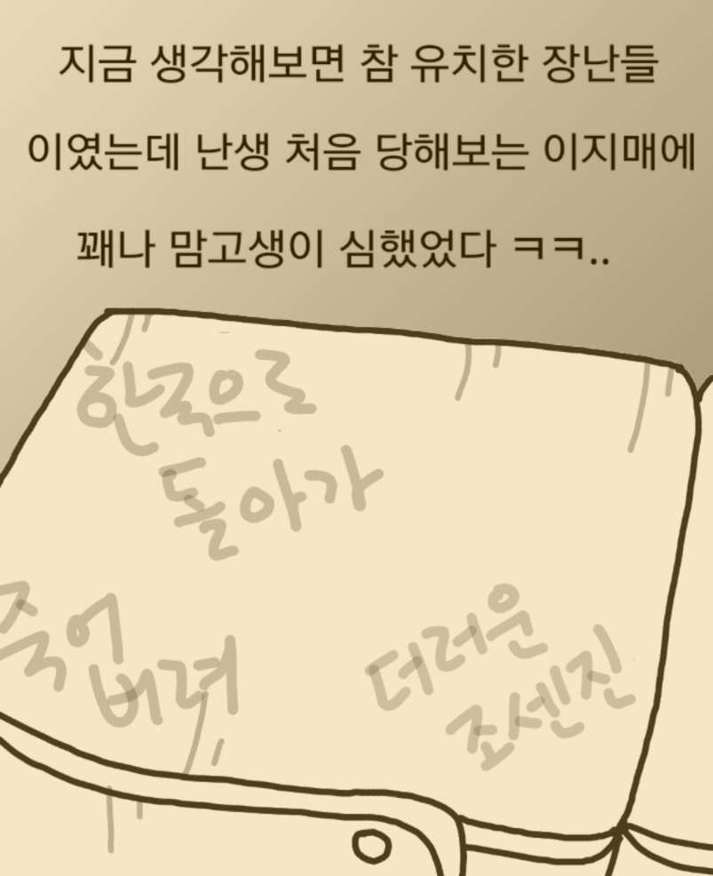
일본에서 중학교 다닌 썰만화
