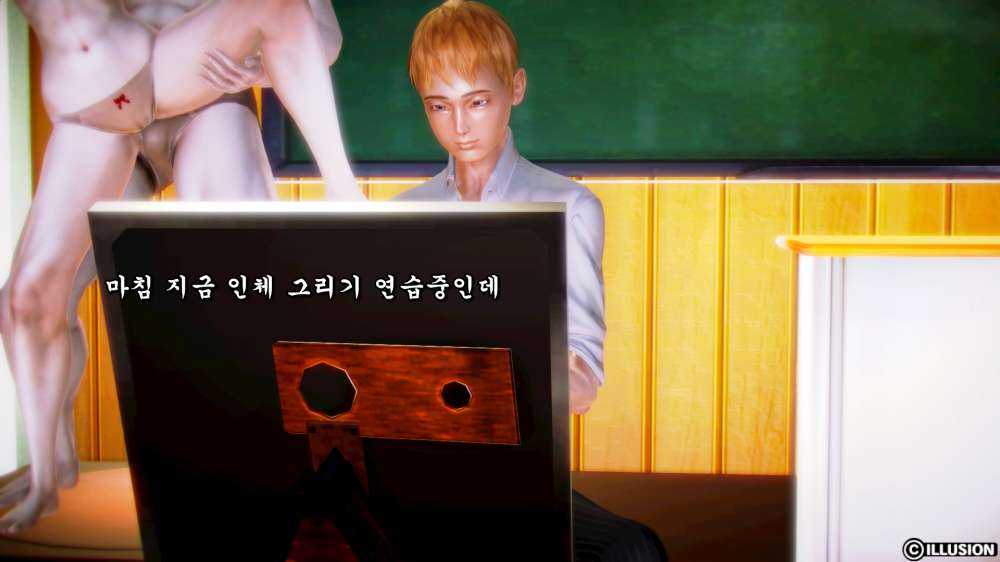 
누드 크로키 모델한 썰만화
