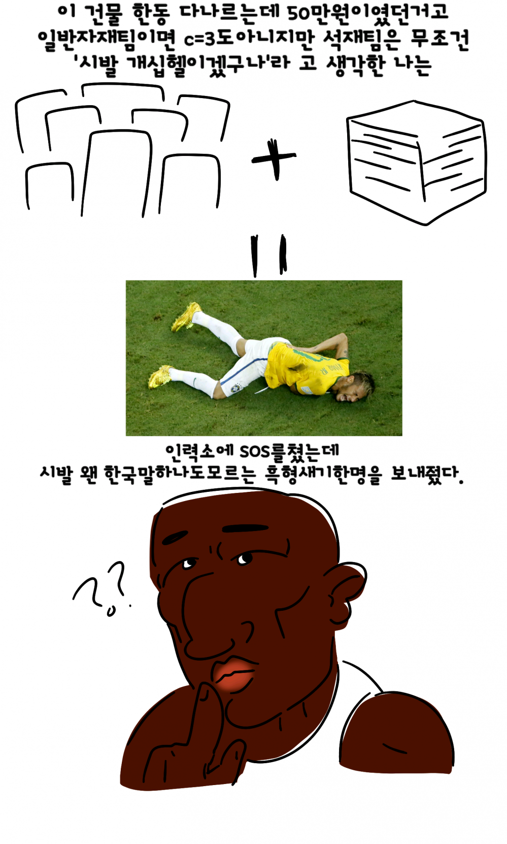 
일당 60만원 노가다 추노한 썰만화
